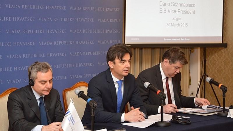 Zajam EIB-a pridonijet će povećanju gospodarskog rasta, jačanju konkurentnosti i otvaranju novih radnih mjesta 